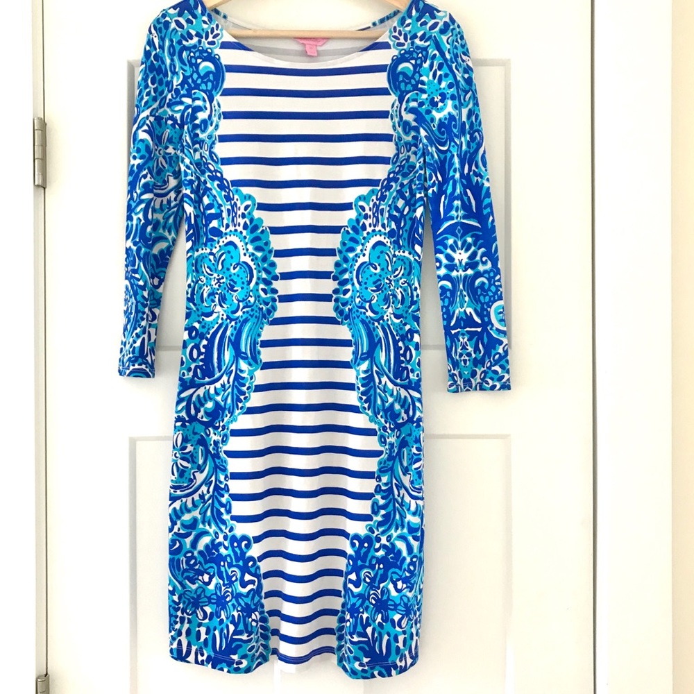 Lilly Pulitzer Nila Moon Jellies Striped Dress - Picture 3 of 6